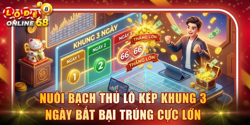 Bạch thủ lô kép khung 3 ngày