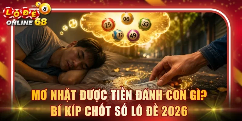 mơ nhặt được tiền