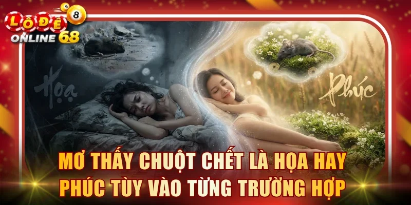 Mơ thấy chuột chết là họa hay phúc tùy vào từng trường hợp