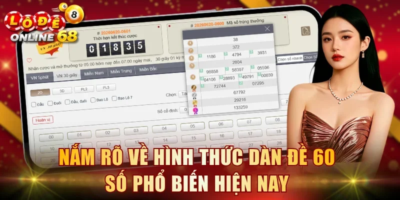 Nắm rõ về hình thức dàn đề 60 số phổ biến hiện nay
