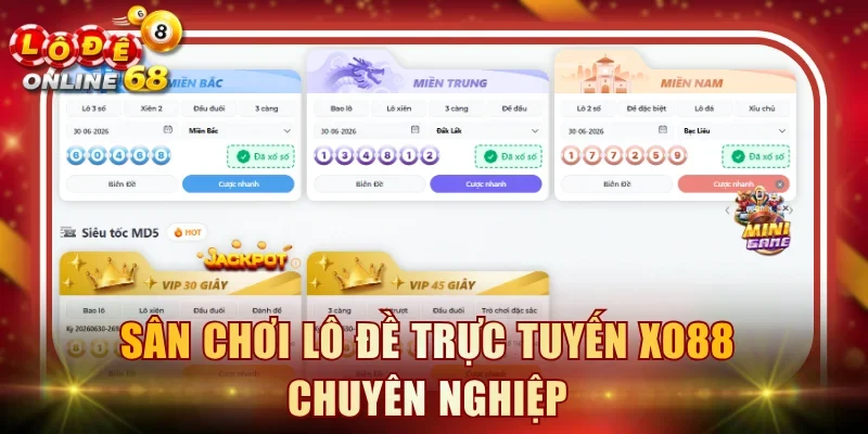 Sân chơi lô đề trực tuyến Xo88 chuyên nghiệp Sân chơi lô đề trực tuyến Xo88 chuyên nghiệp